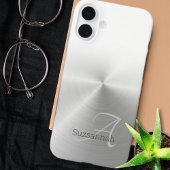 モノグラムエレガント名ホワイトメグラデーションタル Case-Mate iPhoneケース