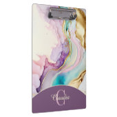 モノグラムエレガント大理石液体インク クリップボード (右)