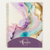 モノグラムエレガント大理石液体インク プランナー手帳 (正面)