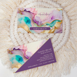 モノグラムエレガント大理石液体インク 名刺