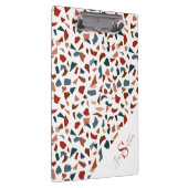 モノグラムエレガント幾何学的パターン クリップボード (右)