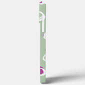 モノグラムエレガント抽象的スのサージサークルのパターン Case-Mate iPhoneケース (裏面 / 左)