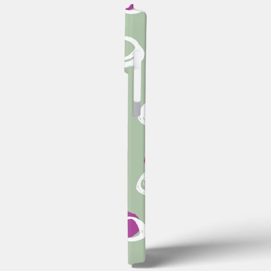 モノグラムエレガント抽象的スのサージサークルのパターン Case-Mate iPhoneケース (裏面 / 左)