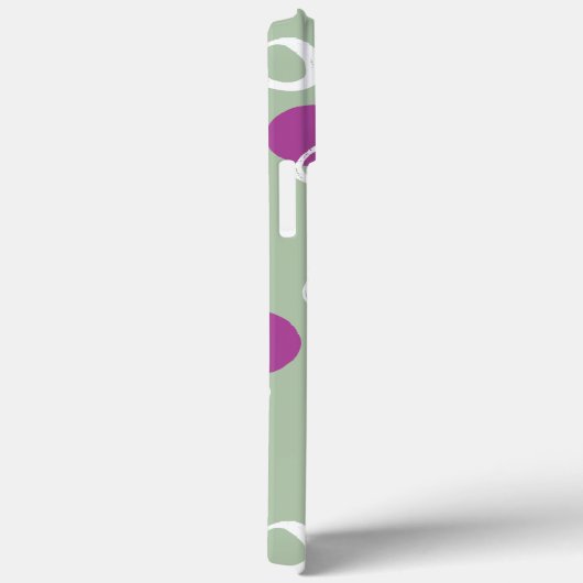 モノグラムエレガント抽象的スのサージサークルのパターン Case-Mate iPhoneケース (裏面 / 右)