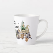 モノグラムエレガント水彩書道ホリデイ カフェラテマグ (右)