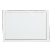 モノグラムエレガント結婚のピロロケース対 枕カバー (裏面-右)