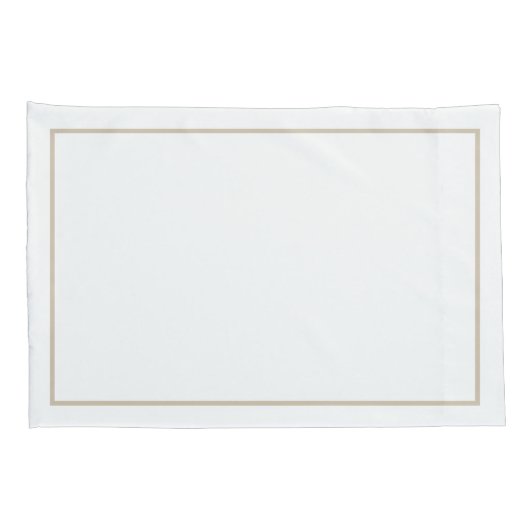 モノグラムエレガント結婚のピロロケース対 枕カバー (裏面-右)