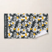 モノグラムエレガント花スタイリッシュ浴用タオルセット バスタオルセット (ハンドタオル)