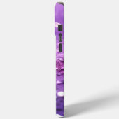 モノグラムエレガント薄紫グリッターの背景 Case-Mate iPhoneケース (裏面 / 左)