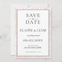 モノグラムエレガント赤面フローラ結婚ズ