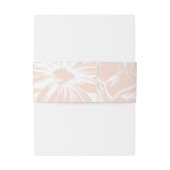 モノグラムエレガント赤面フローラ結婚ズ 招待状ベリーバンド (裏面例)