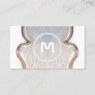 モノグラムエレガント軽木木大工ビジネスc 名刺