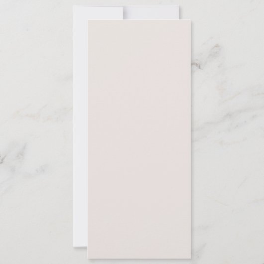 モノグラムエレガント金ゴールドホワイト結婚のディナーメニュー 案内状 (裏面)