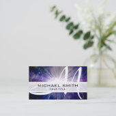 モノグラムエレガント銀河系モダン#10 名刺 (スタンド正面)