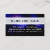 モノグラムエレガント銀河系モダン#10 名刺 (裏面)