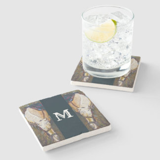 モノグラムエレガント馬 ストーンコースター