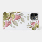 モノグラムエレガント、 Case-Mate iPhoneケース (裏面(横))