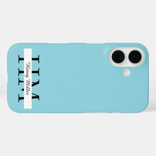 モノグラムエレガントiPhoneケース | カスタマイズ Case-Mate iPhoneケース (裏面 (横))