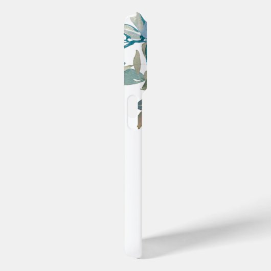 モノグラムエレガントMピンクアクアウォーターカラーバラ Case-Mate iPhoneケース (裏面 / 右)