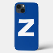 モノグラムオアネームイニシャルモダンプレインミニマリスト Case-Mate iPhoneケース (裏面)