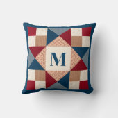 モノグラムオハイオハイヤスターキルトパターンホームスイートホーム クッション (裏面)