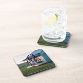 モノグラムオリビアブルーハウスコースターセット コースター (右側)