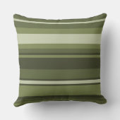 モノグラムオリーブストライプグリーン クッション (裏面)