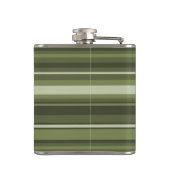モノグラムオリーブストライプグリーン フラスク (裏面)