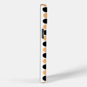 モノグラムオレンジとブラック Case-Mate iPhoneケース (裏面 / 右)