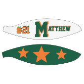 モノグラムオレンジと緑 バスケットボール (パネル)