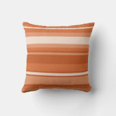 モノグラムオレンジストライプ色 クッション (裏面)