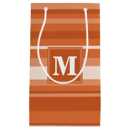 モノグラムオレンジストライプ色 スモールペーパーバッグ