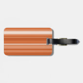 モノグラムオレンジストライプ色 ラゲッジタグ (裏面横)