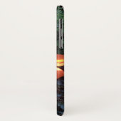 モノグラムオレンジ花の写真 Case-Mate iPhoneケース (裏面/左)