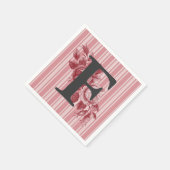 モノグラムオンキャベツバラスプレーカスタマイズIt スタンダードカクテルナプキン (角)