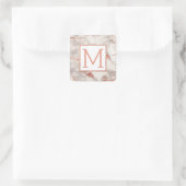 モノグラムオンバラ金ゴールドマーブル スクエアシール (バッグ)