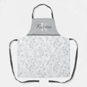 モノグラムオールオーバープリントエプロン エプロン (正面)