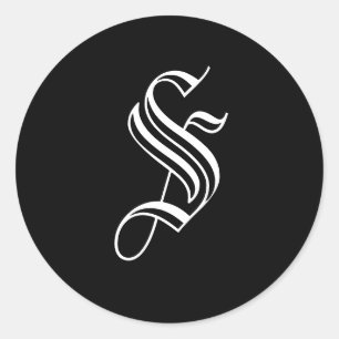 モノグラムオールドイングリッシュスタイル封筒用シール ラウンドシール