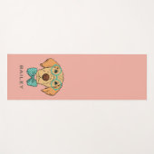 モノグラムカウト&ラブラドールリトリーバヒップスター ヨガマット (正面(横))