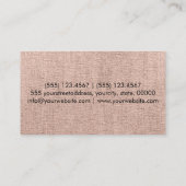 モノグラムカキカンエレガントバス 名刺 (裏面)