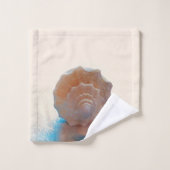 モノグラムカジュアルビーチシーシェル バスタオルセット (ウォッシュタオル)