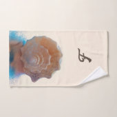 モノグラムカジュアルビーチシーシェル バスタオルセット (ハンドタオル)