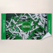 モノグラムカスタマイズゴルフ/ビーチタオル ビーチタオル (正面)