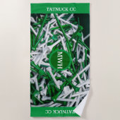 モノグラムカスタマイズゴルフ/ビーチタオル ビーチタオル (正面)