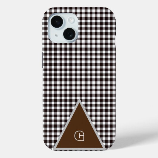 モノグラムカスタマイズシック プリント柄 Case-Mate iPhoneケース (裏面)