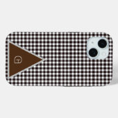 モノグラムカスタマイズシック プリント柄 Case-Mate iPhoneケース (裏面 (横))