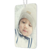 モノグラムカスタムと名前の写真 カーエアーフレッシュナー (左)