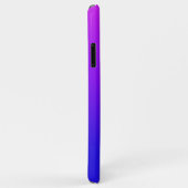 モノグラムカスタムと名前ピンクから青のグラデーション Case-Mate iPhoneケース (裏面/右)