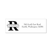 モノグラムカスタムアドパーソナライズされたレス セルフインキングスタンプ (デザイン)