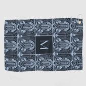 モノグラムカスタムアールデコ ゴルフタオル (横)